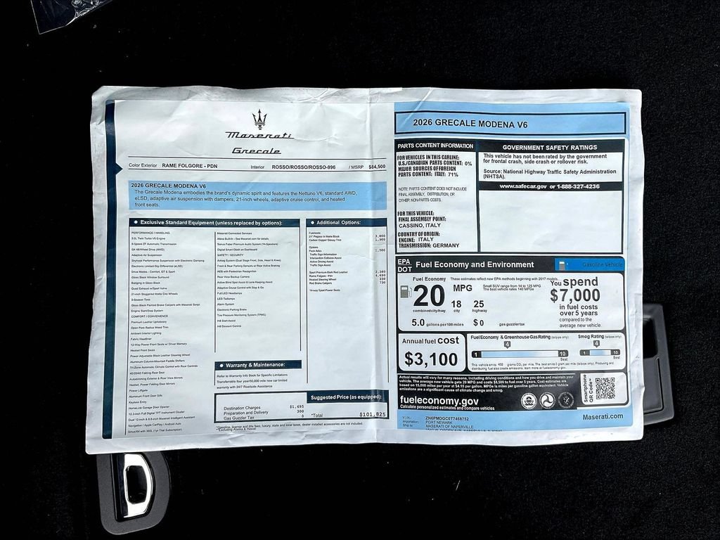 New 2026 Maserati Grecale Modena AWD/4WD image 14