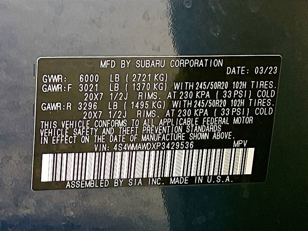 Used 2023 Subaru Ascent Touring image 35