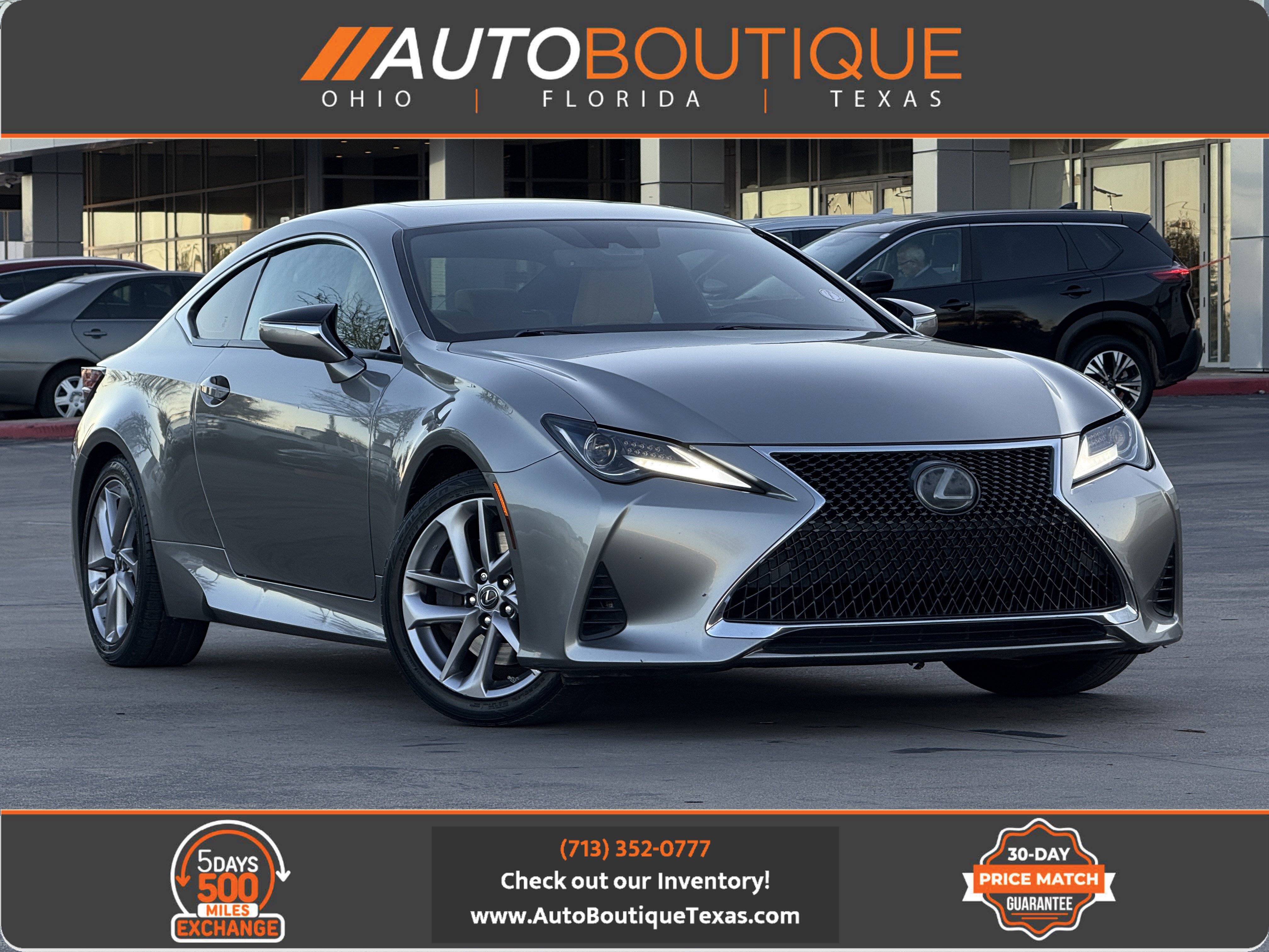 Used 2019 Lexus RC 300 w/ Accessory Package