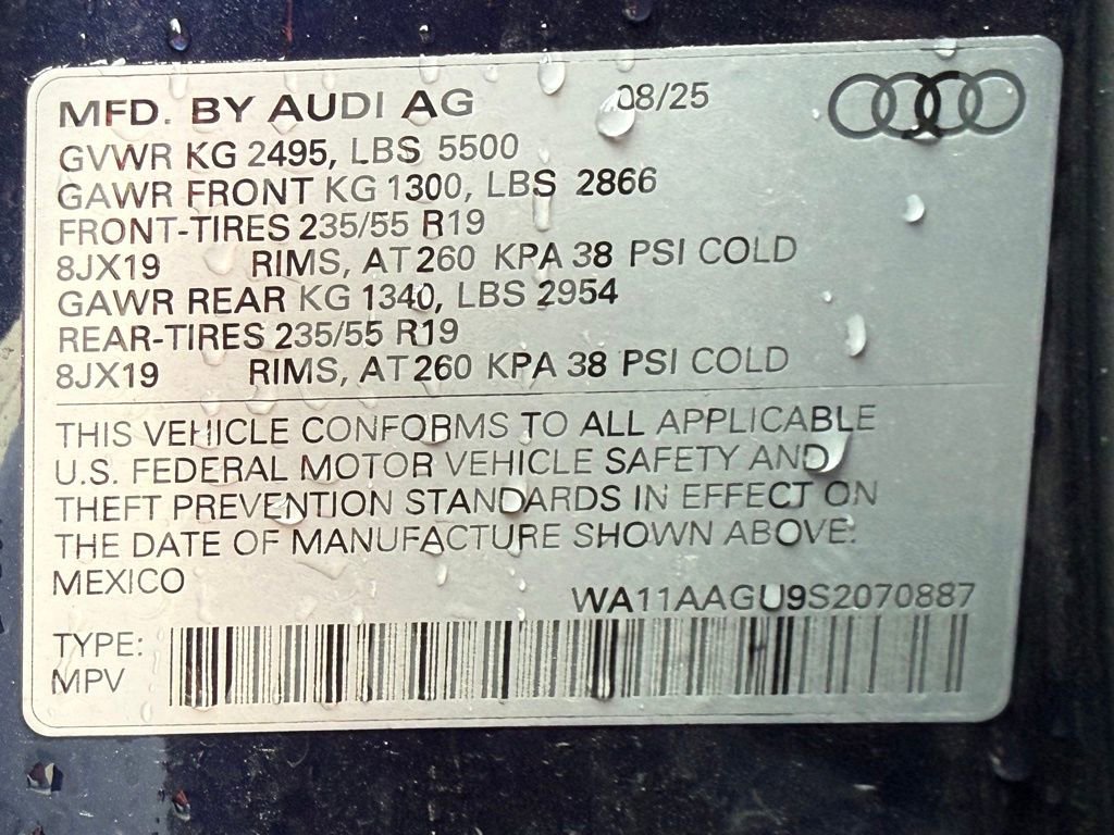 Used 2025 Audi Q5 Premium w/ Convenience Package AWD/4WD image 20