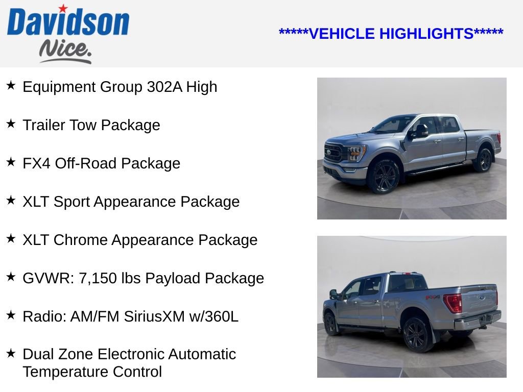 Used 2023 Ford F150 XLT w/ Equipment Group 302A High image 4