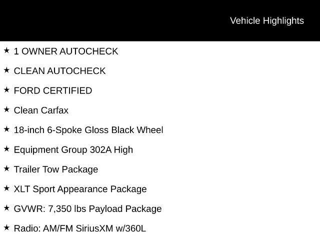 Certified 2022 Ford F150 XLT w/ Equipment Group 302A High image 4