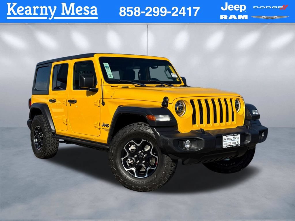 Certified 2021 Jeep Wrangler Unlimited Sport AWD/4WD video 1