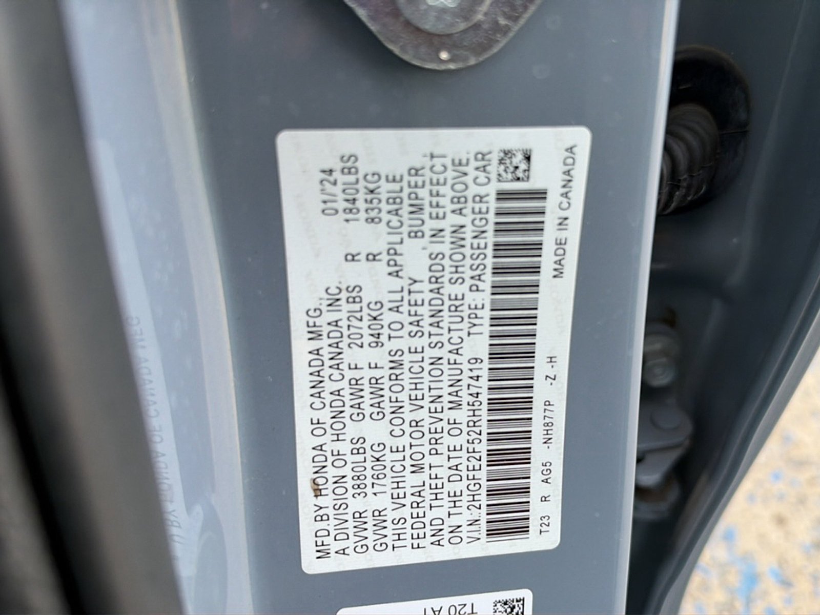 Used 2024 Honda Civic Sport image 43