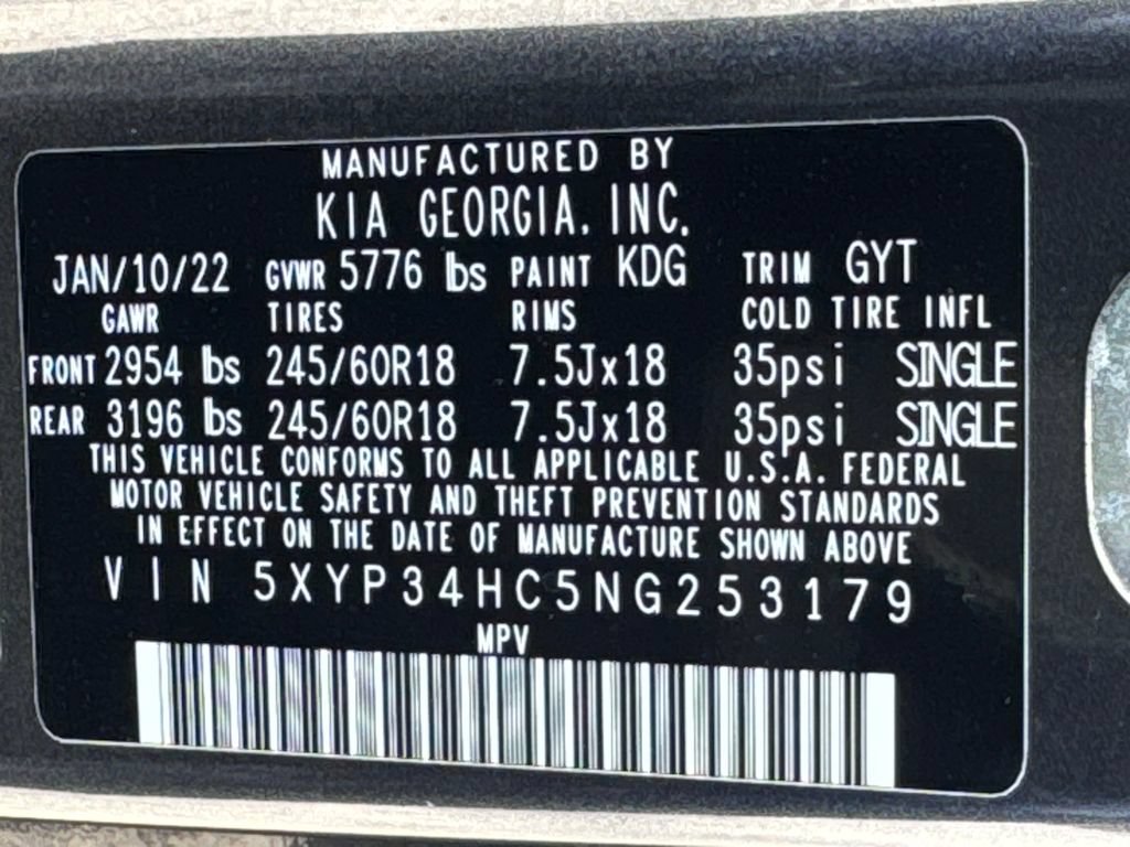 Used 2022 Kia Telluride EX FWD image 32