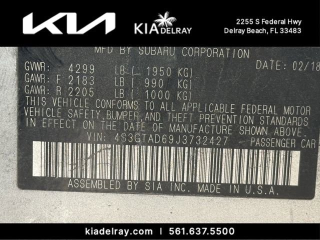 Used 2018 Subaru Impreza 2.0i Premium w/ Eyesight & BSD & Rcta image 5