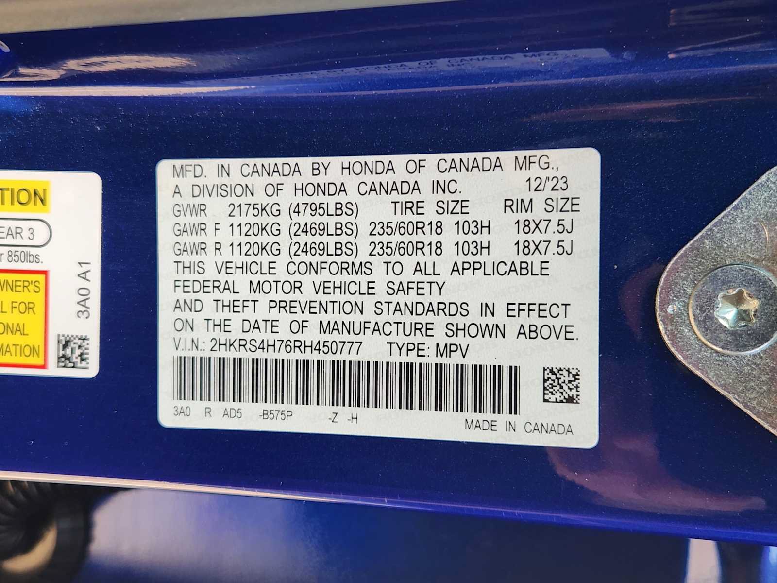 Certified 2024 Honda CR-V EX-L image 33