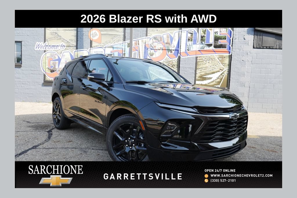 New 2026 Chevrolet Blazer RS w/ Driver Confidence II Package