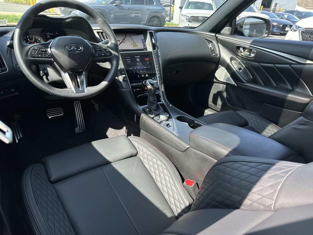Used 2023 INFINITI Q50 Red Sport 400 w/ Carbon Fiber Package image 10