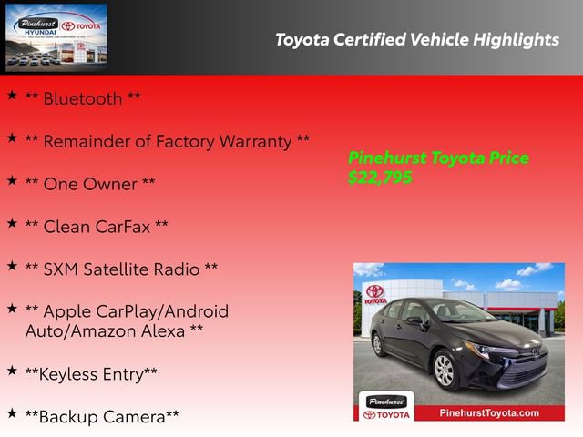 Certified 2025 Toyota Corolla LE FWD image 19
