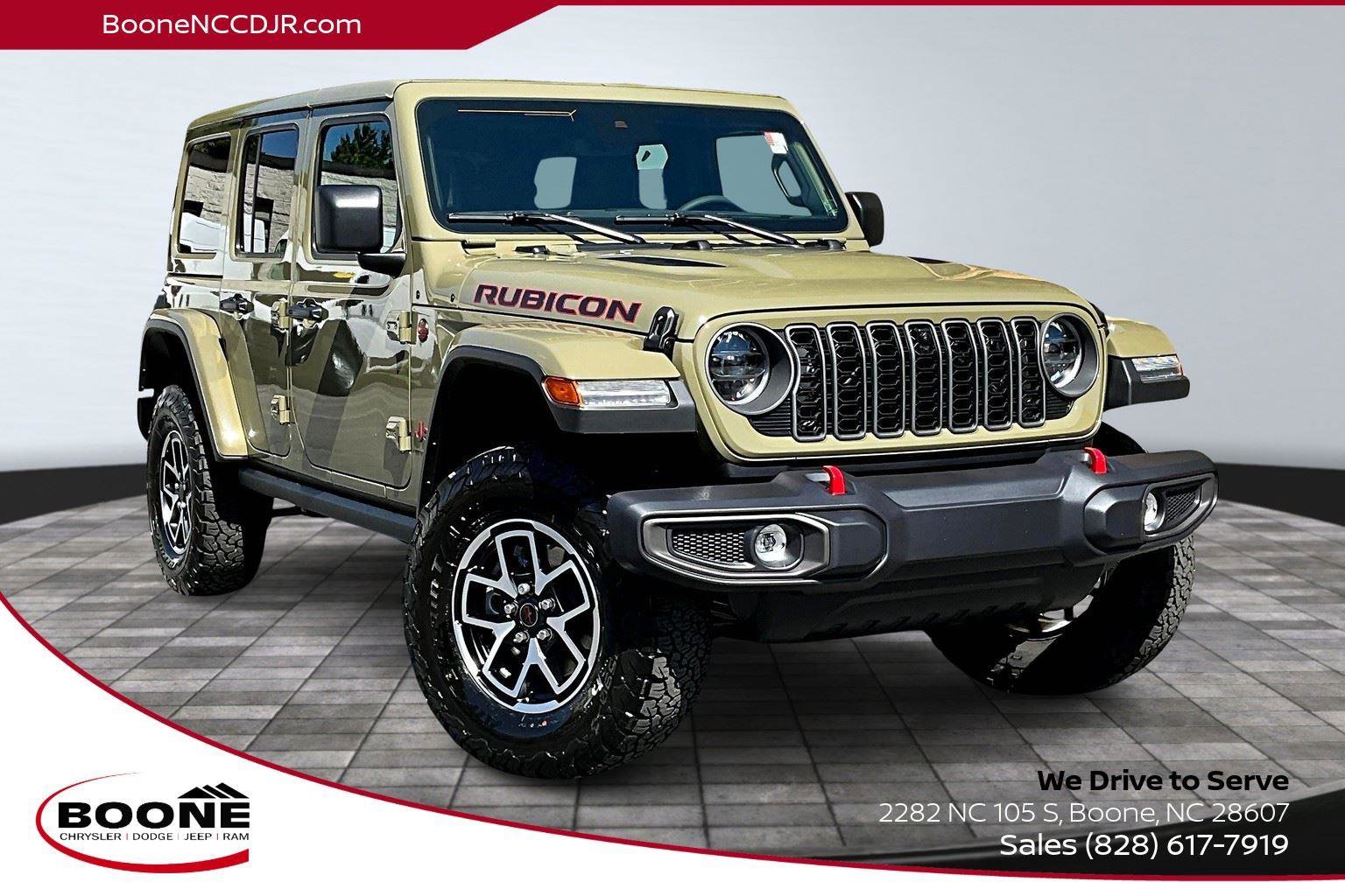 New 2025 Jeep Wrangler Unlimited Rubicon w/ Technology Group