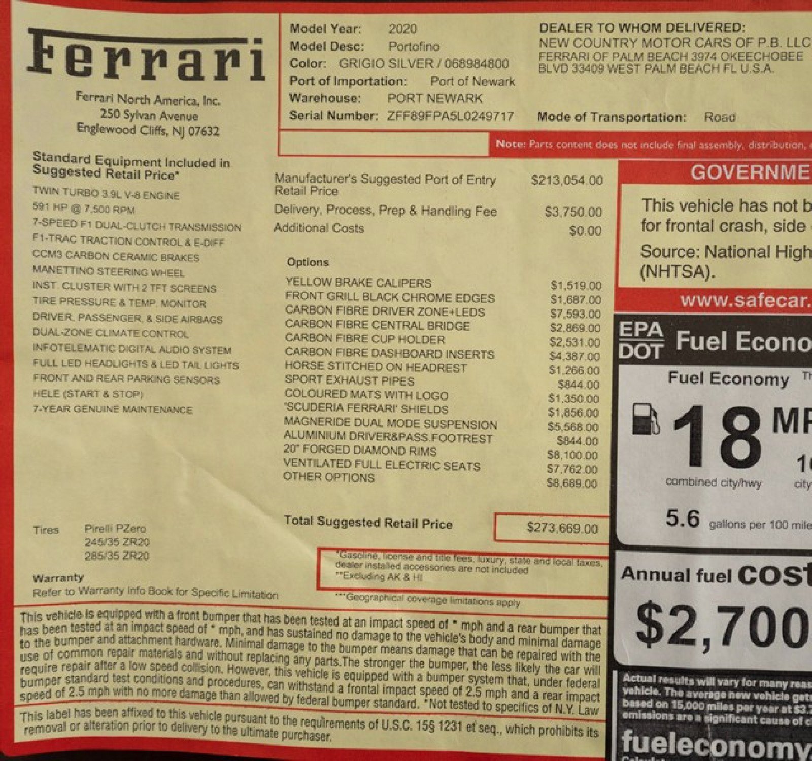 Used 2020 Ferrari Portofino RWD image 66