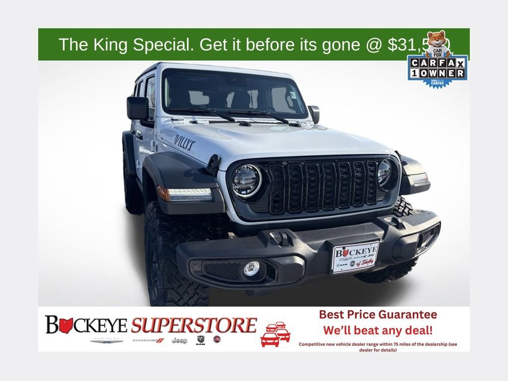 Certified 2025 Jeep Wrangler Willys 4xe