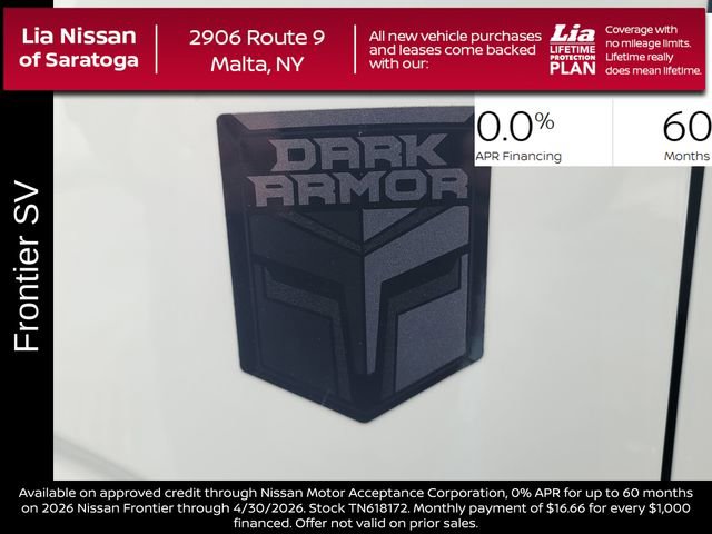 New 2026 Nissan Frontier SV w/ SV Convenience Package image 13