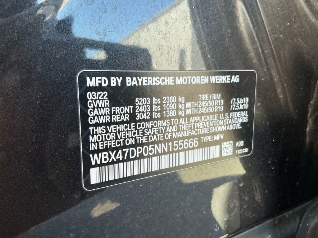 Used 2022 BMW X3 sDrive30i w/ Convenience Package w/ZPA image 32