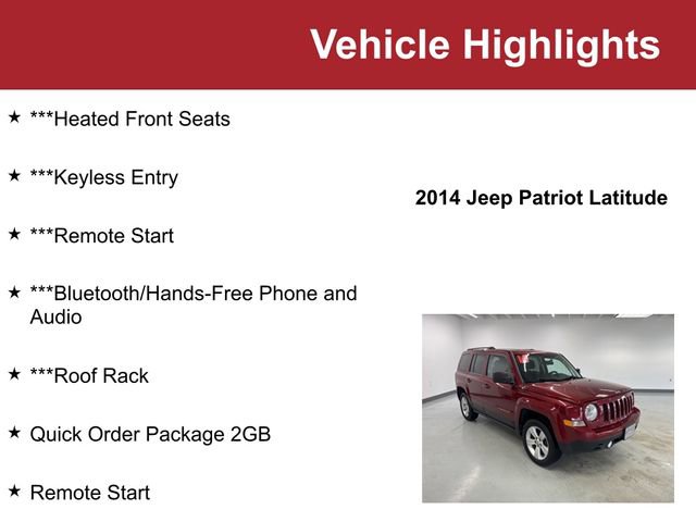 Used 2014 Jeep Patriot Latitude image 2