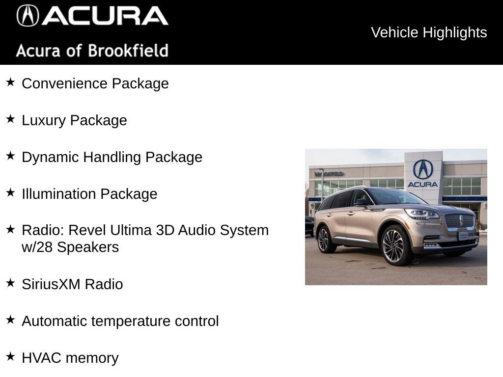 Used 2020 Lincoln Aviator Reserve w/ Equipment Group 202A image 8