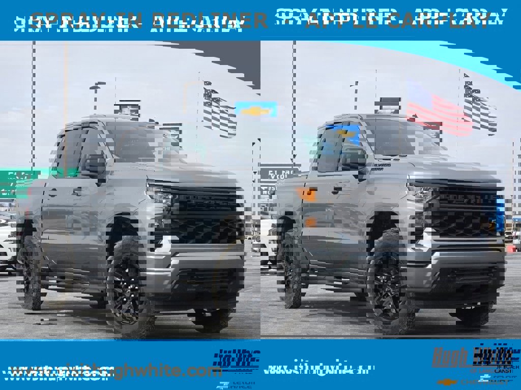 New 2026 Chevrolet Silverado 1500 Custom w/ Turbomax Blackout Package image 1