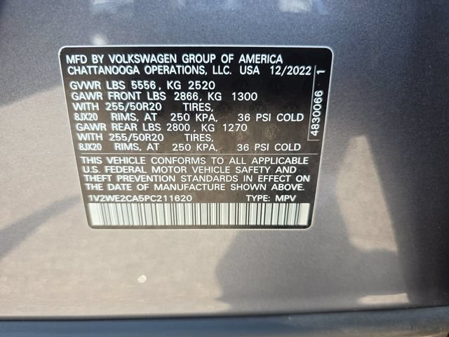 Used 2023 Volkswagen Atlas Cross Sport SE FWD image 30
