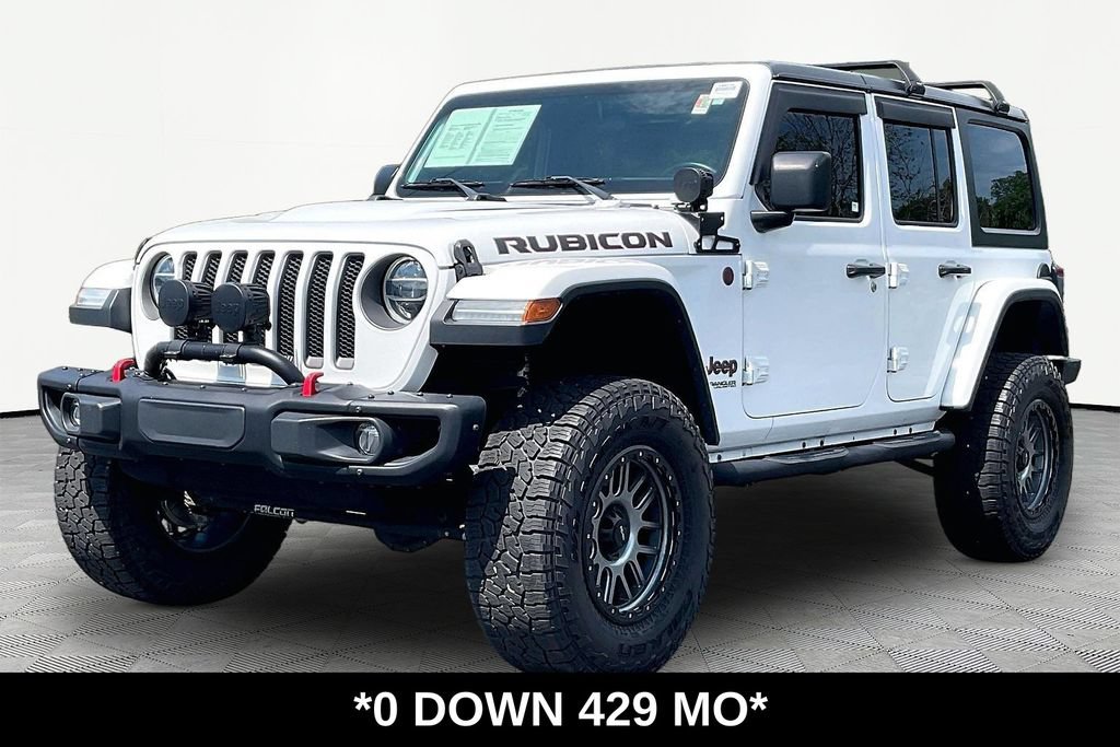 Used 2019 Jeep Wrangler Unlimited Rubicon w/ LED Lighting Group AWD/4WD image 1