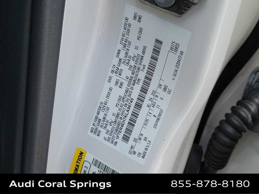 Used 2019 Ford Ranger Lariat w/ Equipment Group 501A Mid image 29