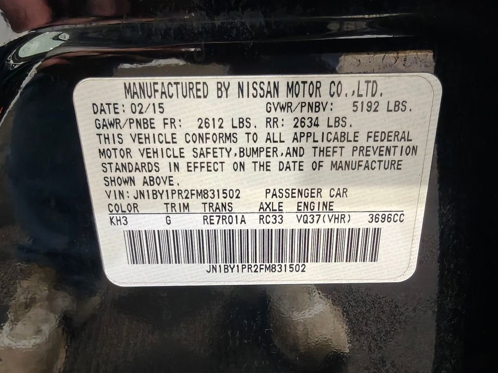 Used 2015 INFINITI Q70 L 3.7 w/ Deluxe Touring Package image 60