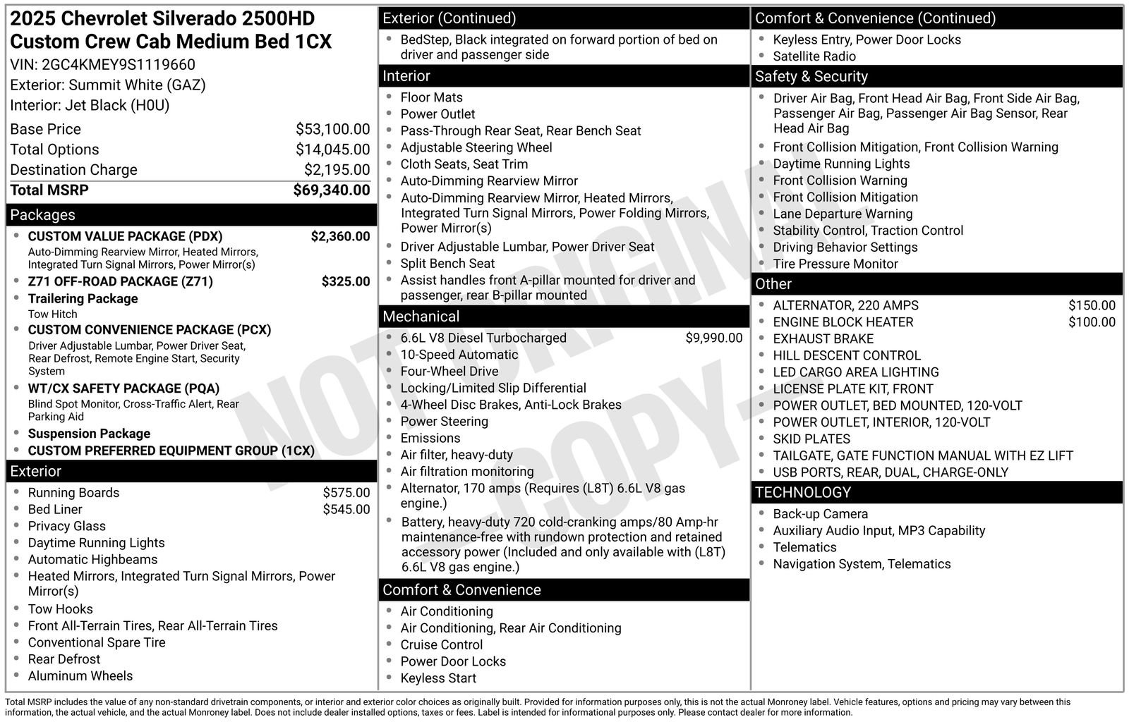 Certified 2025 Chevrolet Silverado 2500 Custom w/ Custom Value Package AWD/4WD image 37