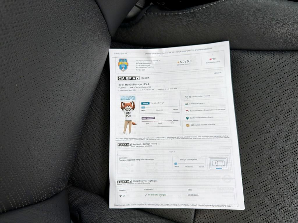 Used 2021 Honda Passport EX-L image 42