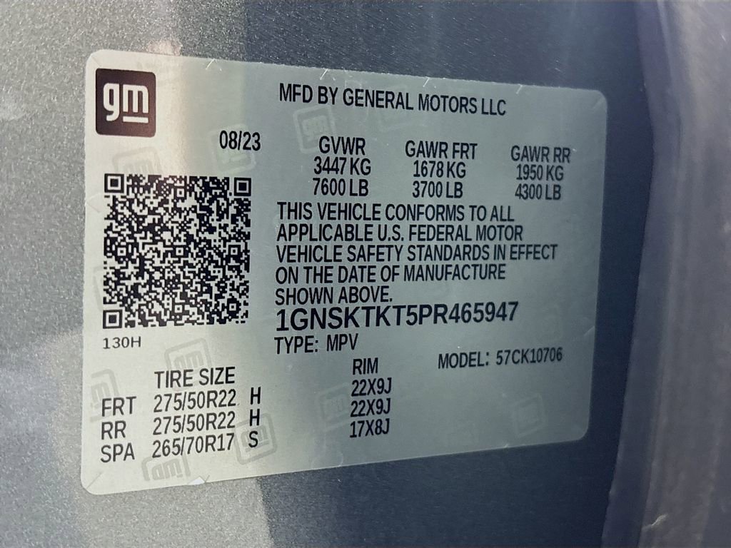 Certified 2023 Chevrolet Tahoe High Country AWD/4WD image 39