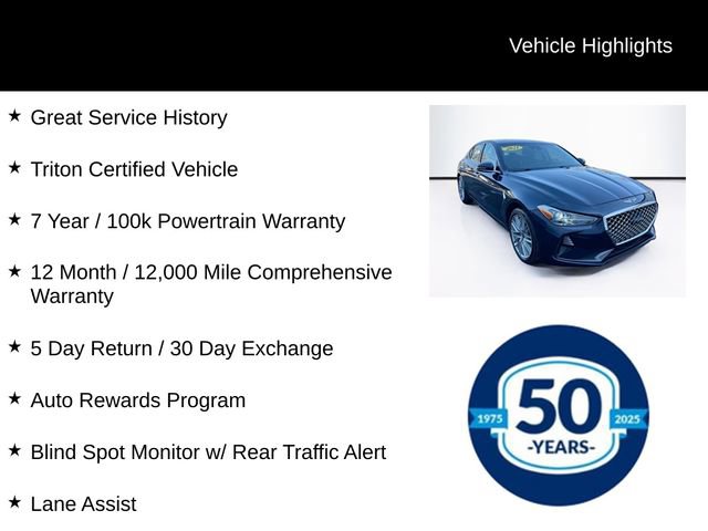 Used 2021 Genesis G70 2.0T AWD/4WD image 7