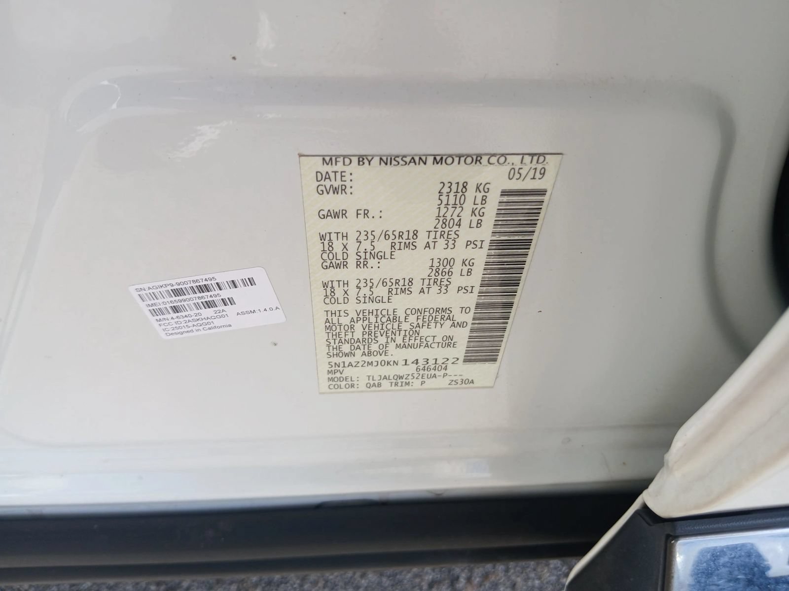 Used 2019 Nissan Murano SV w/ Premium Package FWD image 19
