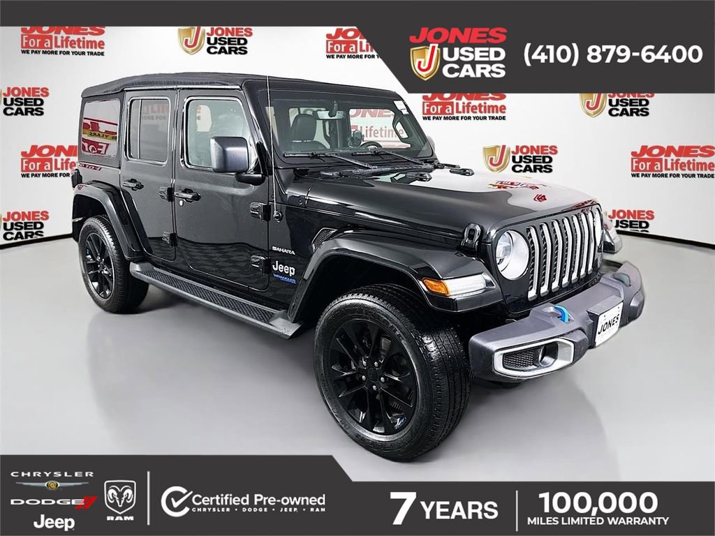 Used 2022 Jeep Wrangler Unlimited Sahara w/ Cold Weather Group image 1