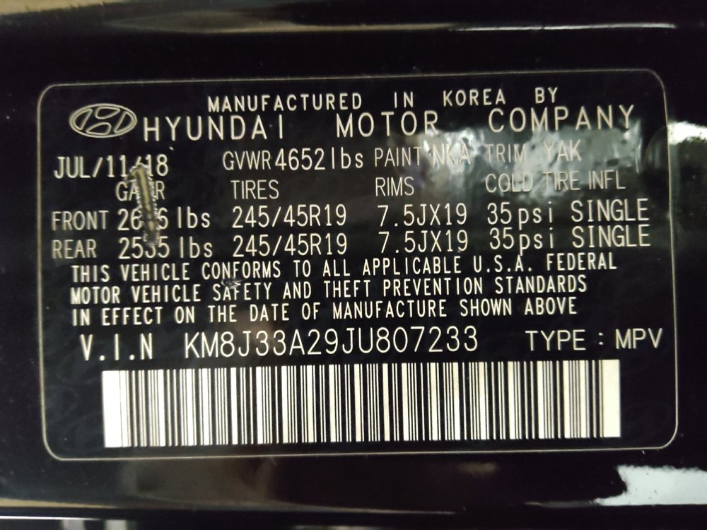 Used 2018 Hyundai Tucson Limited FWD image 33