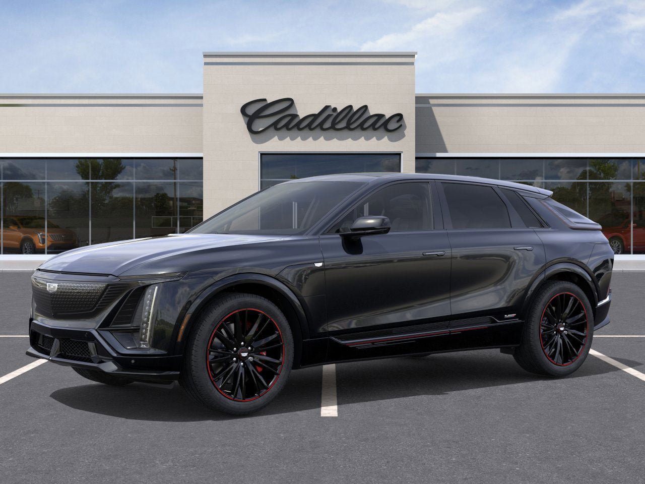 New 2026 Cadillac Lyriq V w/ LPO, Red Accent Package AWD/4WD image 2
