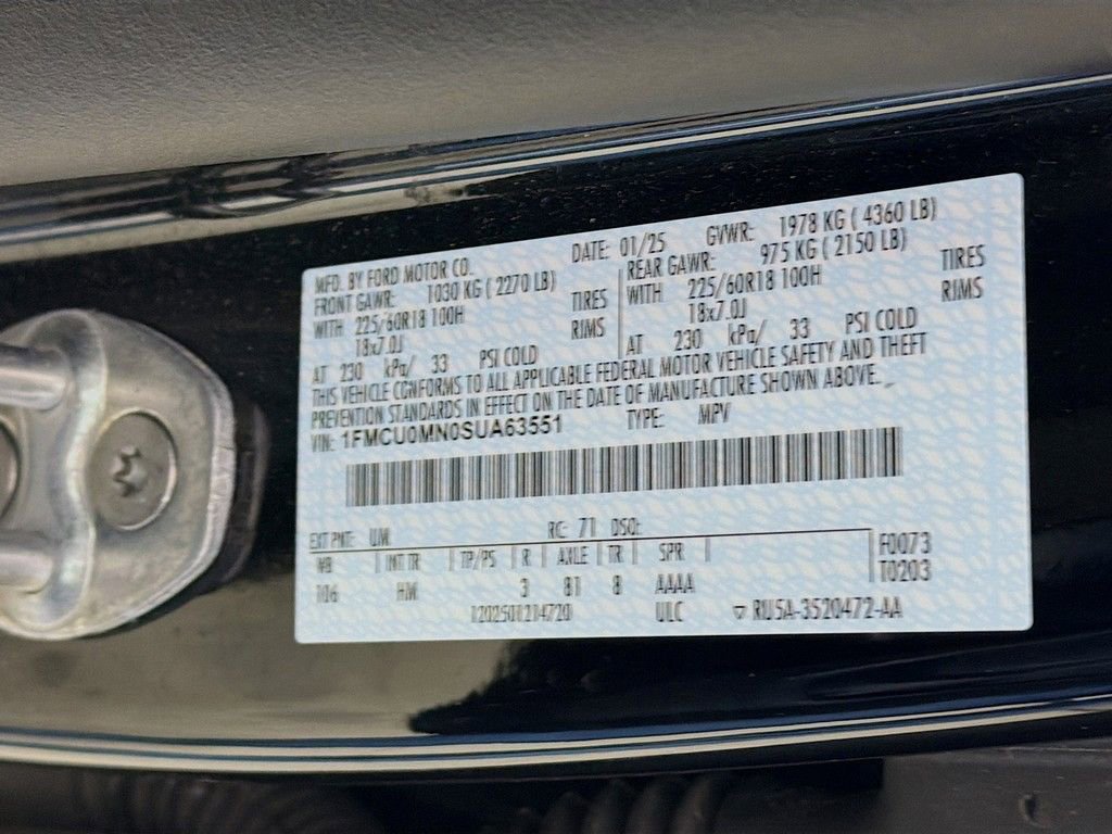 Used 2025 Ford Escape ST-Line FWD image 34