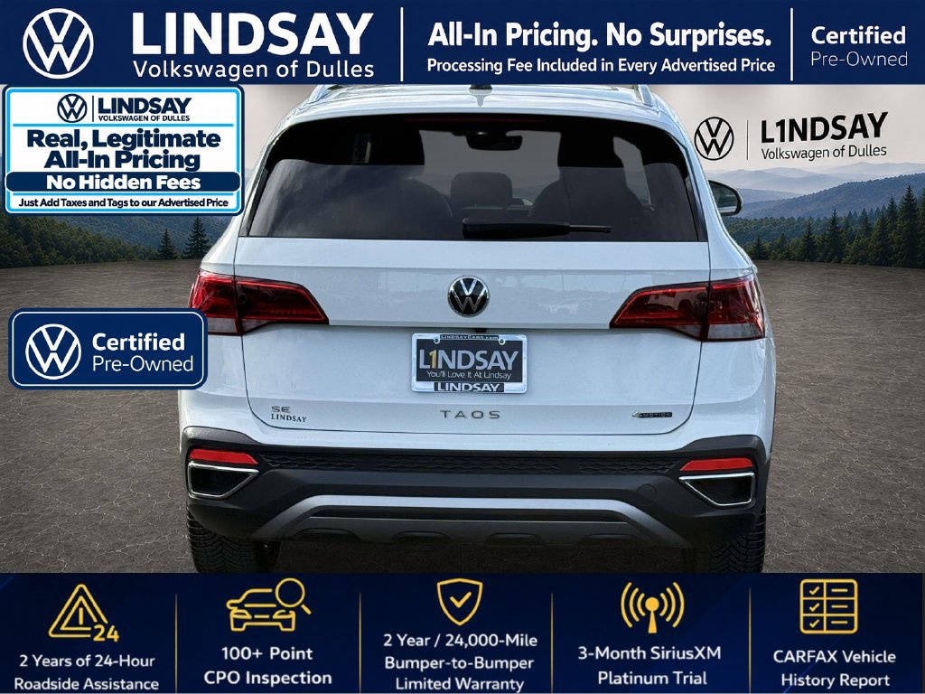 Used 2023 Volkswagen Taos SE w/ Panoramic Sunroof Package AWD/4WD image 6