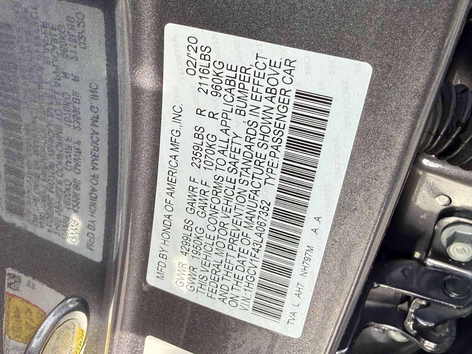 Used 2020 Honda Accord EX image 28