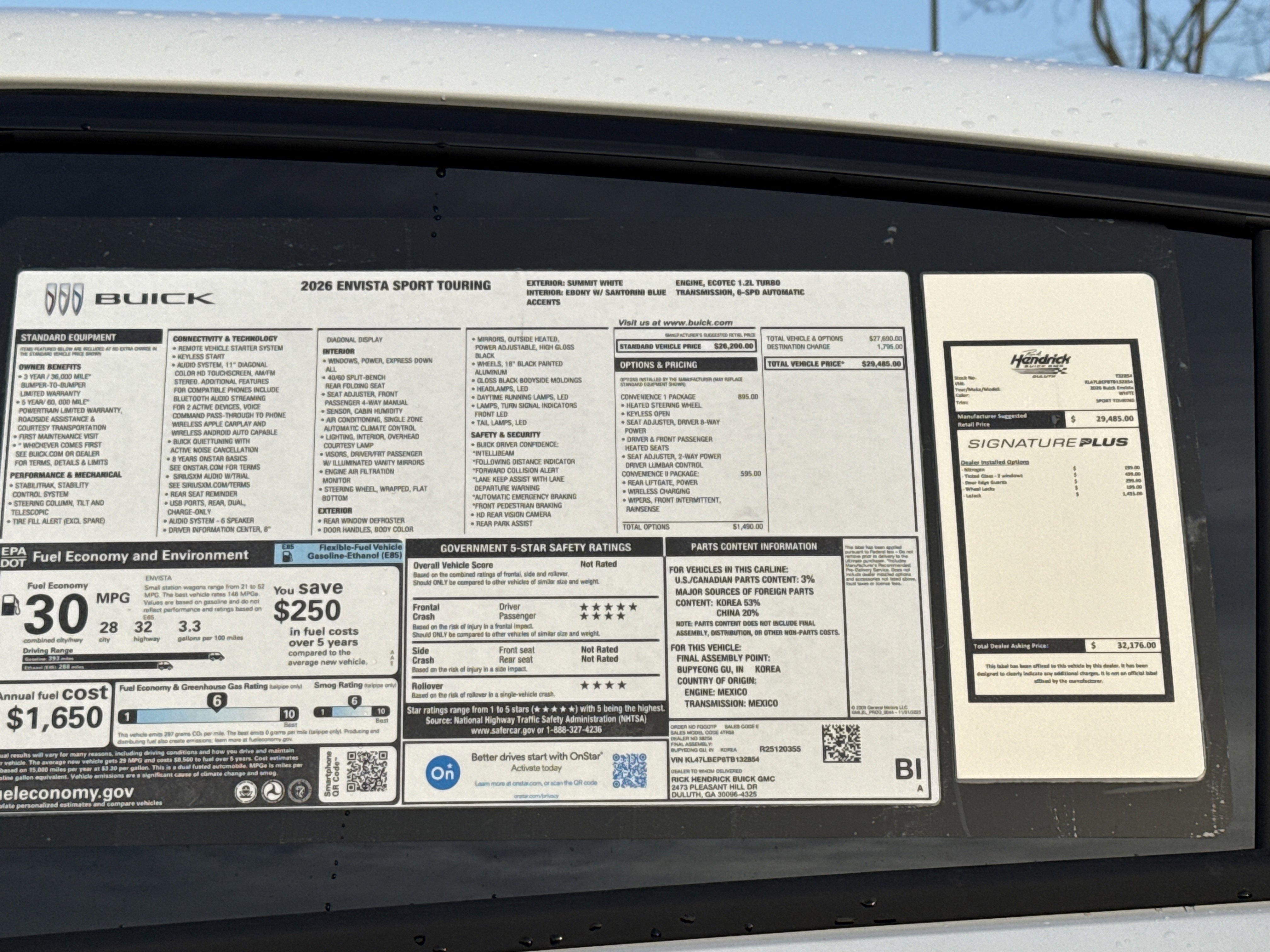 New 2026 Buick Envista Sport Touring w/ Convenience I Package image 35