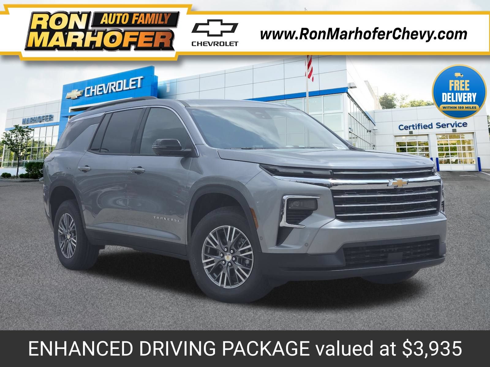 New 2026 Chevrolet Traverse LT w/ Enhanced Driving Package AWD/4WD 360° Tour