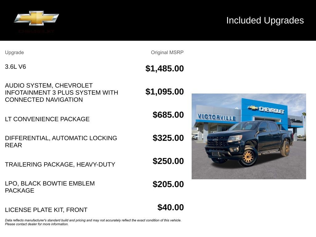 Certified 2022 Chevrolet Colorado LT w/ LT Convenience Package image 5