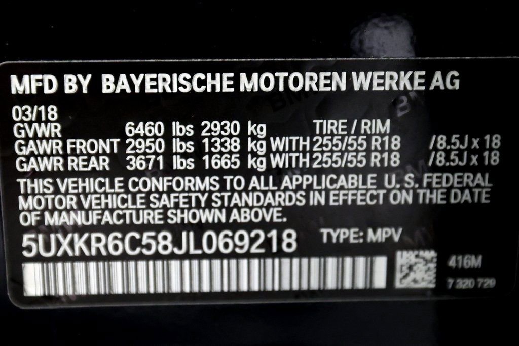 Used 2018 BMW X5 xDrive50i w/ M Sport Package image 50