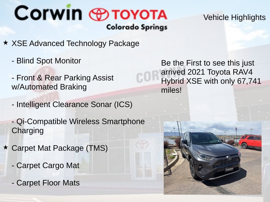 Used 2021 Toyota RAV4 XSE AWD/4WD image 4