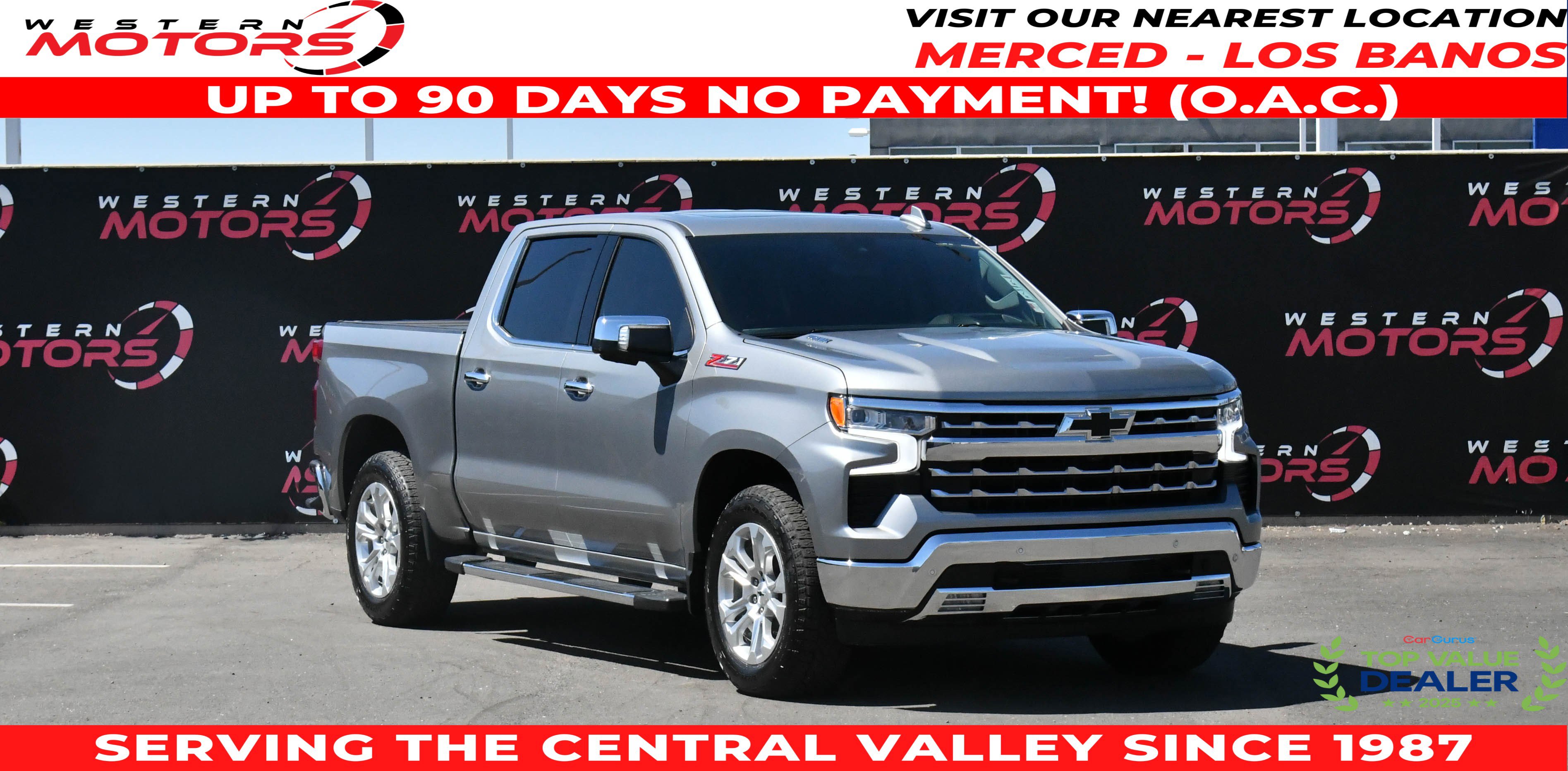 Used 2024 Chevrolet Silverado 1500 LTZ w/ Technology Package AWD/4WD image 1