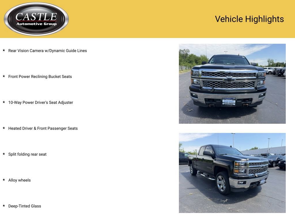 Used 2015 Chevrolet Silverado 1500 LT w/ LT Convenience Package AWD/4WD image 7