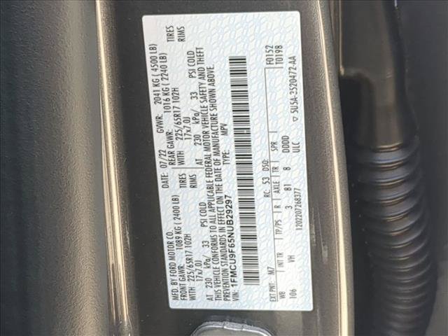Used 2022 Ford Escape S AWD/4WD image 23