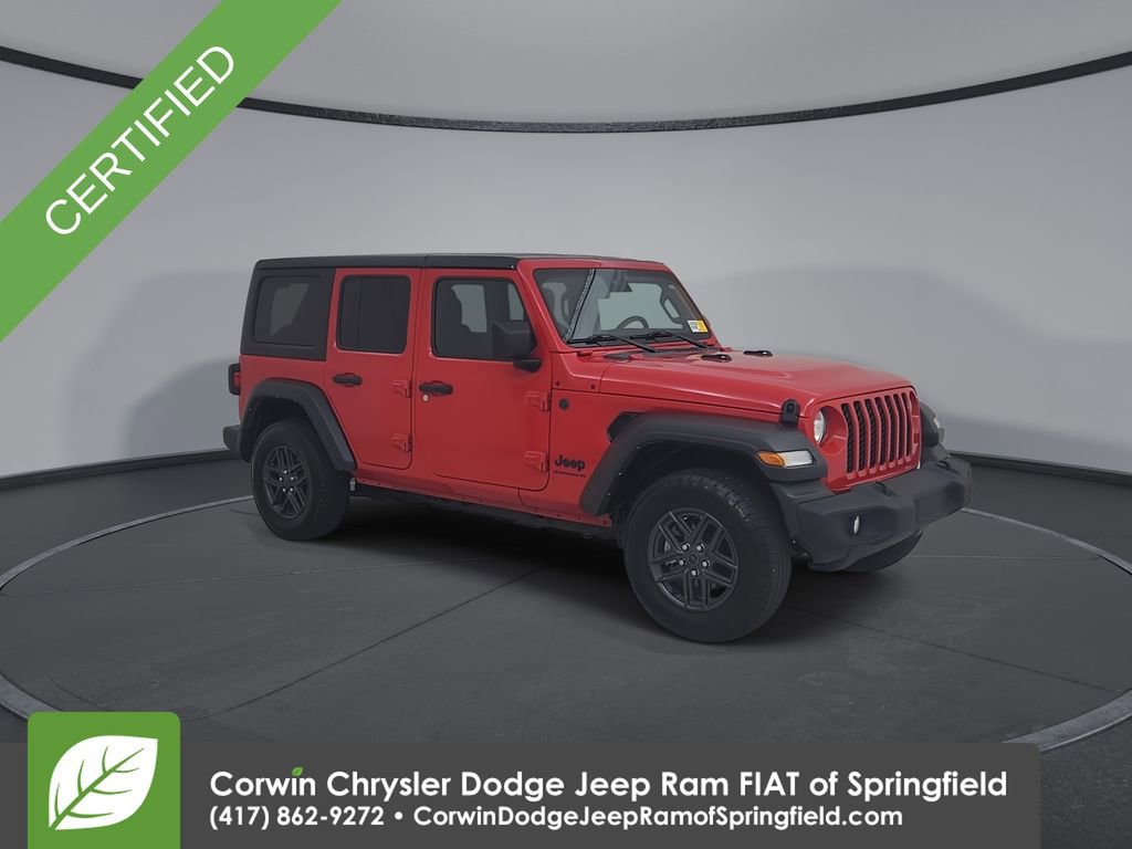 Certified 2024 Jeep Wrangler Sport S image 3