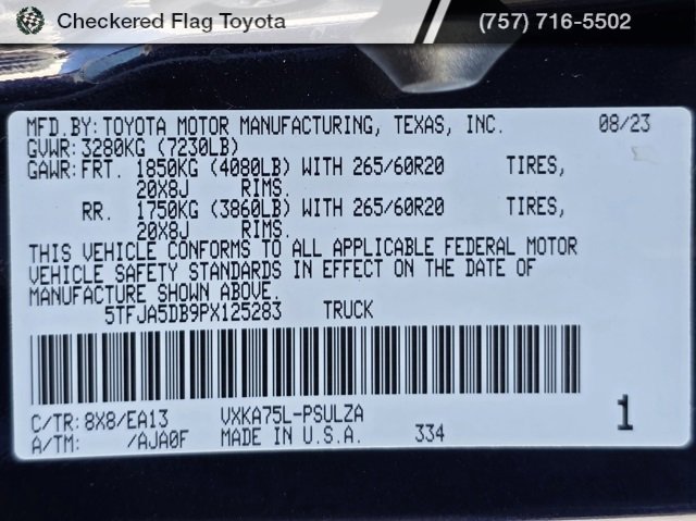 Used 2023 Toyota Tundra Limited image 24