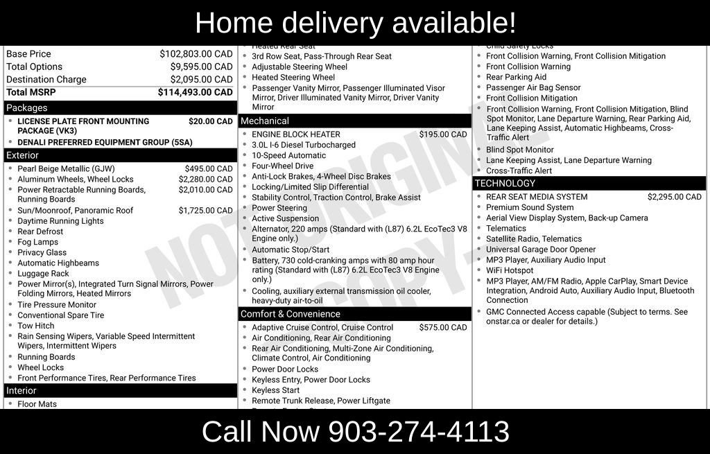Used 2023 GMC Yukon XL Denali AWD/4WD image 46