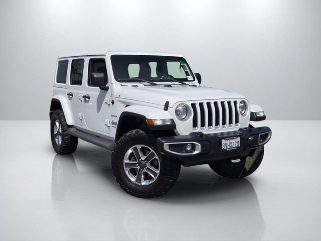 Used 2020 Jeep Wrangler Unlimited Sahara w/ Uconnect 4C Nav & Sound Group AWD/4WD image 1