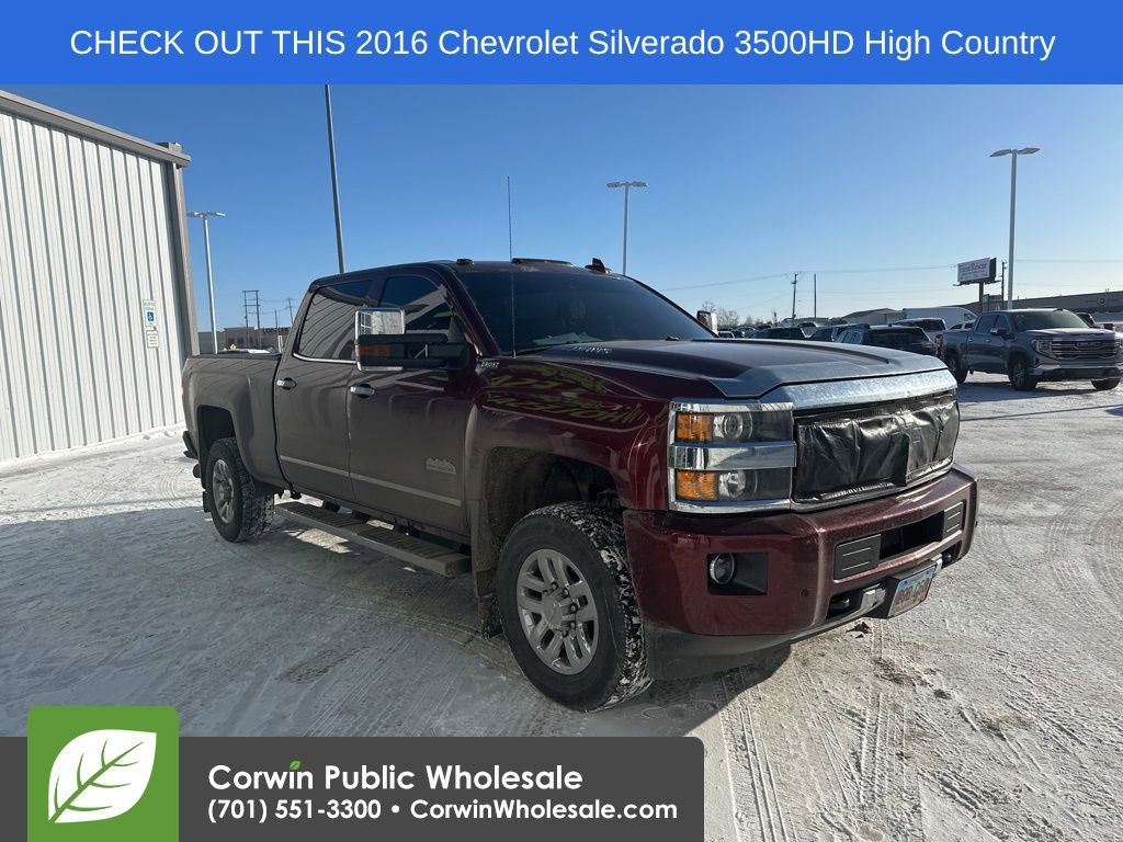 Used 2016 Chevrolet Silverado 3500 High Country w/ Duramax Plus Package